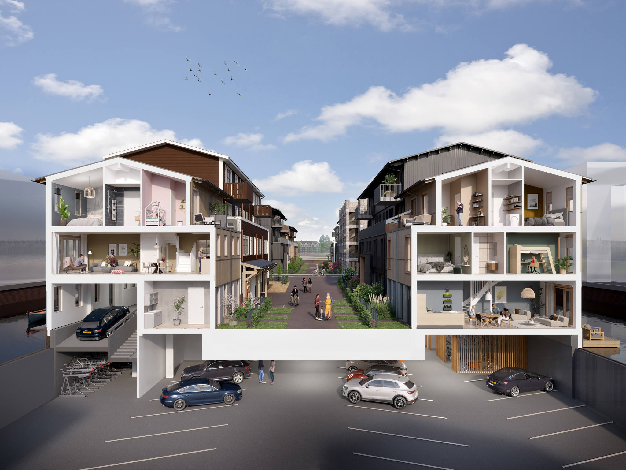 Woningen Libau Eiland Nieuwbouw Houthaven Amsterdam